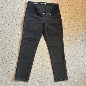 Madewell Maternity Dark Gray Ankle Jeans